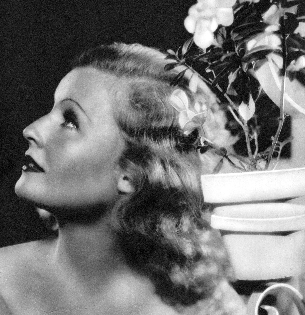 Lilian Harvey, urodzona w Wielkiej Brytanii niemiecka aktorka i piosenkarka, 1934-1935 autorstwa Unbekannt