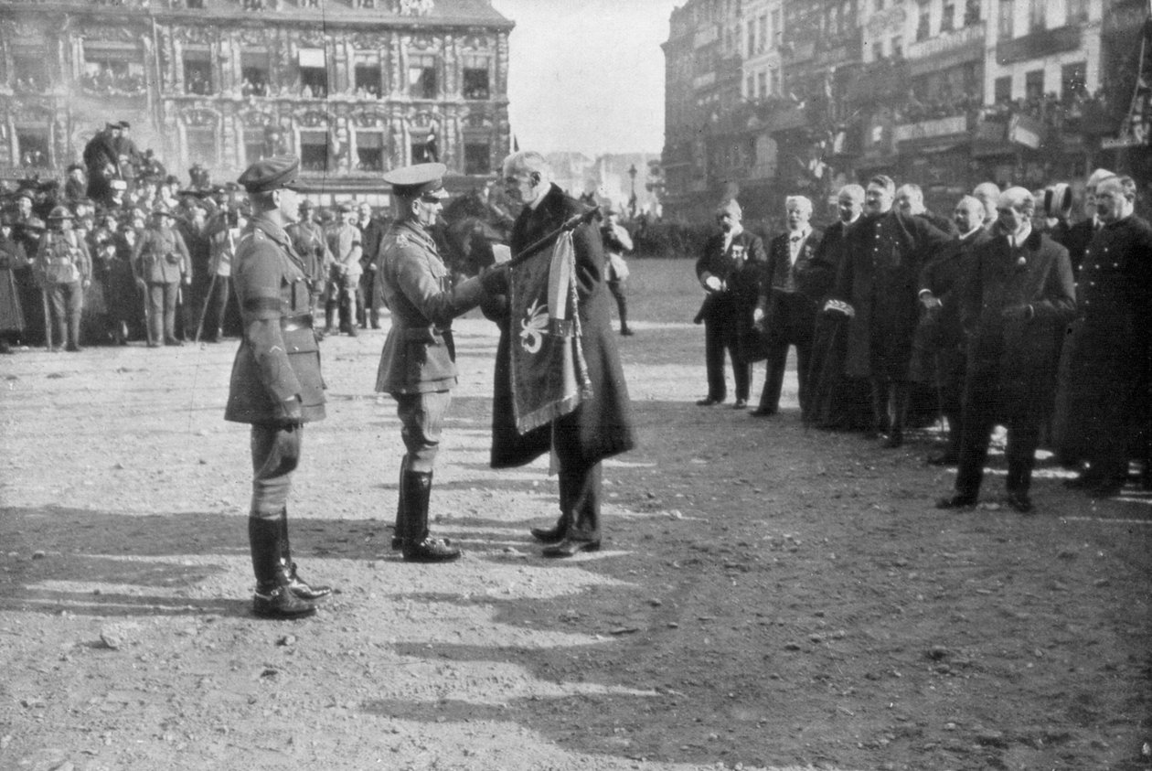 Wyzwolenie Lille przez brytyjską 5. Armię, Francja, 17 października 1918 r. autorstwa Unbekannt