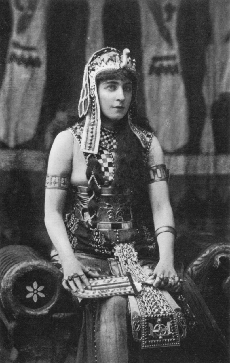 Lillie Langtry jako Kleopatra, c1890 autorstwa Unbekannt