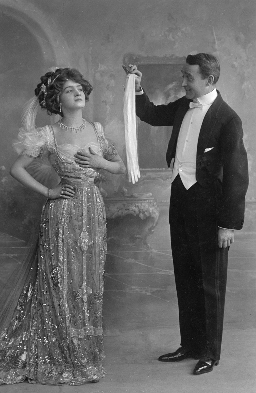 Lily Elsie i Joseph Coyne w Wesoła wdowa, c1907 autorstwa Unbekannt