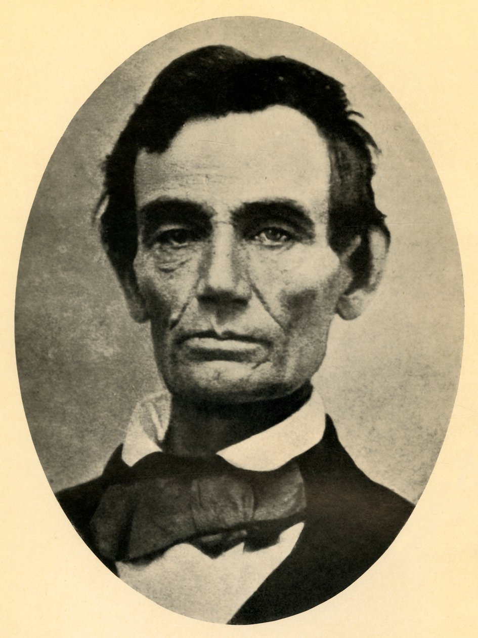 Lincoln, 1858, 1930. autorstwa Unbekannt