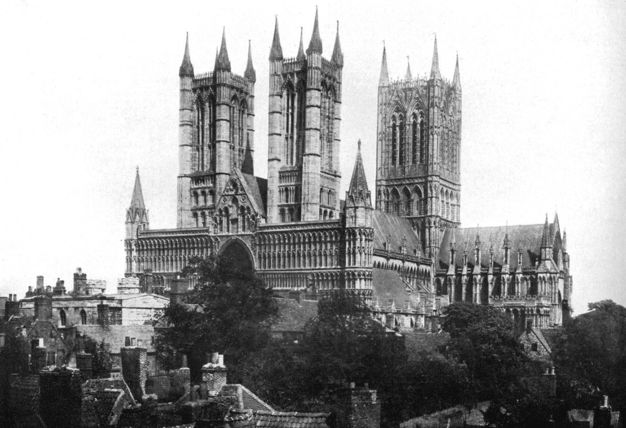 Katedra w Lincoln, 1926 r autorstwa Unbekannt