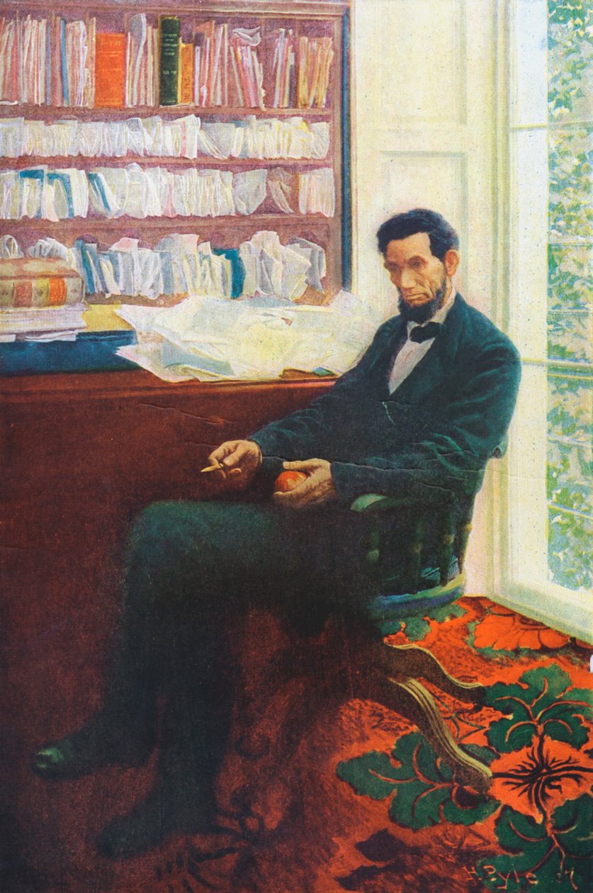 Ostatni dzień Lincolnów, Abraham Lincoln 1891-1865, 1907 autorstwa Unbekannt