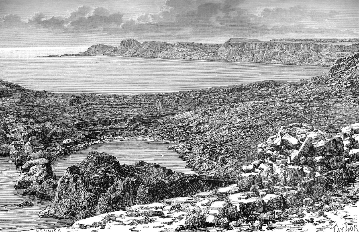Zatoka Lindos, Rodos, Grecja, ok. 1890 r. autorstwa Unbekannt