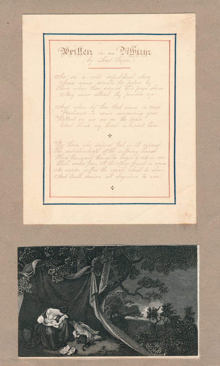 Wersy spisane w albumie na Malcie, ok. 1812 r. autorstwa Unbekannt