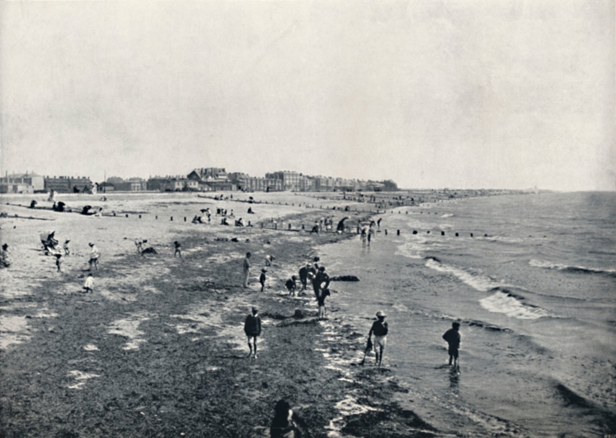 Littlehampton – Wiosłowanie przy niskiej wodzie, 1895 autorstwa Unbekannt