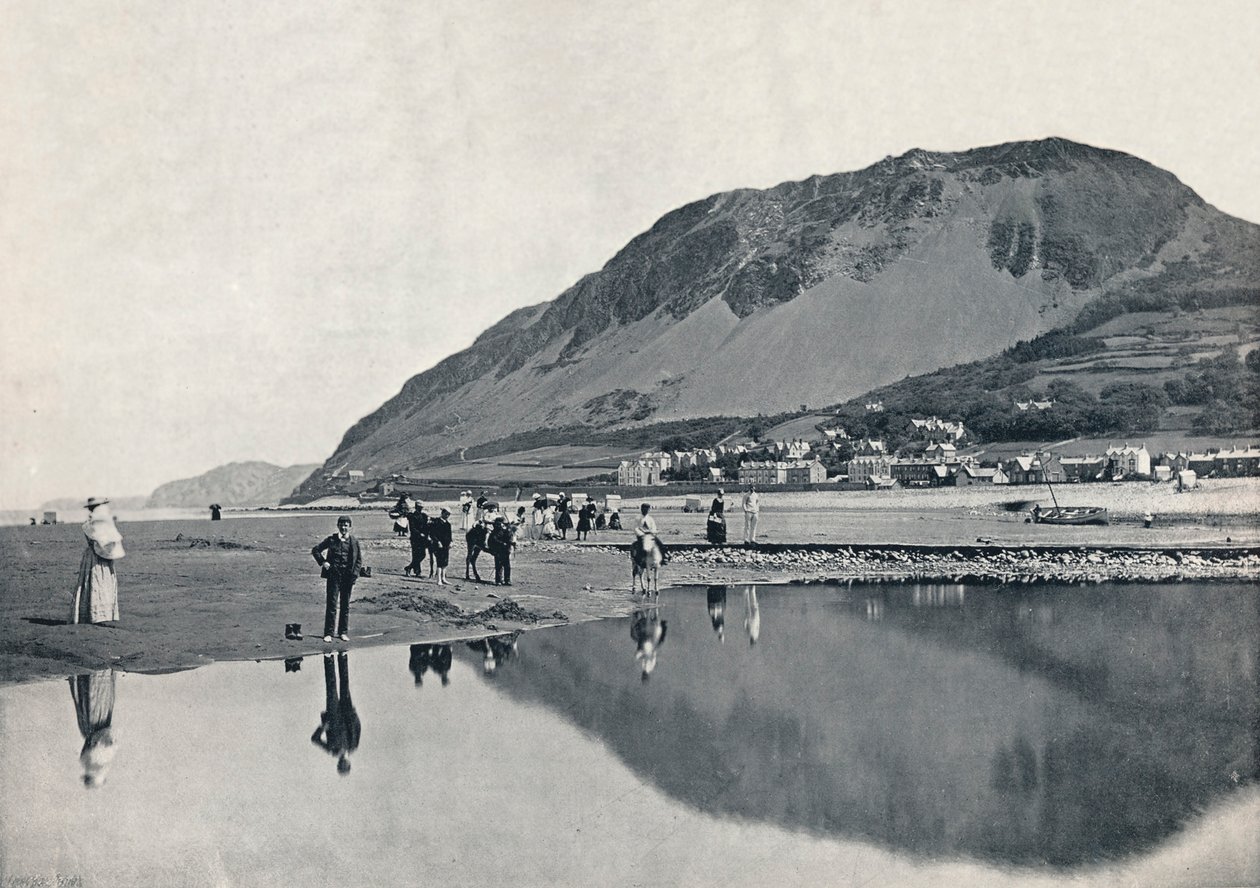 Llanfairechan - Wioska i Góra Penmaenmawr, 1895 autorstwa Unbekannt