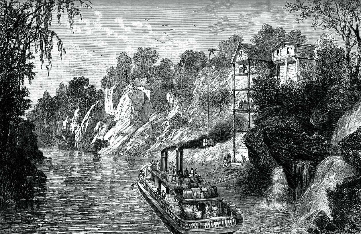Ładowanie parowca do bawełny, c1880 autorstwa Unbekannt