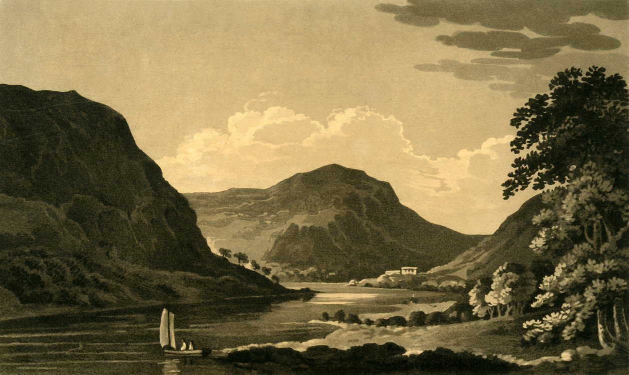 Loch-Lubnaig, East-End, 1802. autorstwa Unbekannt