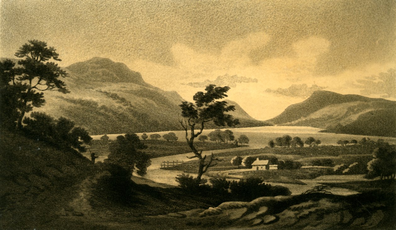 Loch-tay, z Killin, 1802. autorstwa Unbekannt