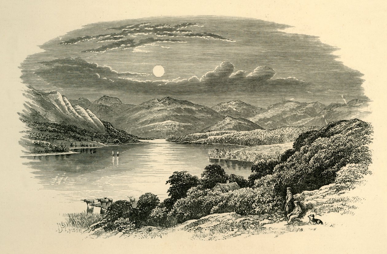 Loch Awe, ok. 1890. autorstwa Unbekannt
