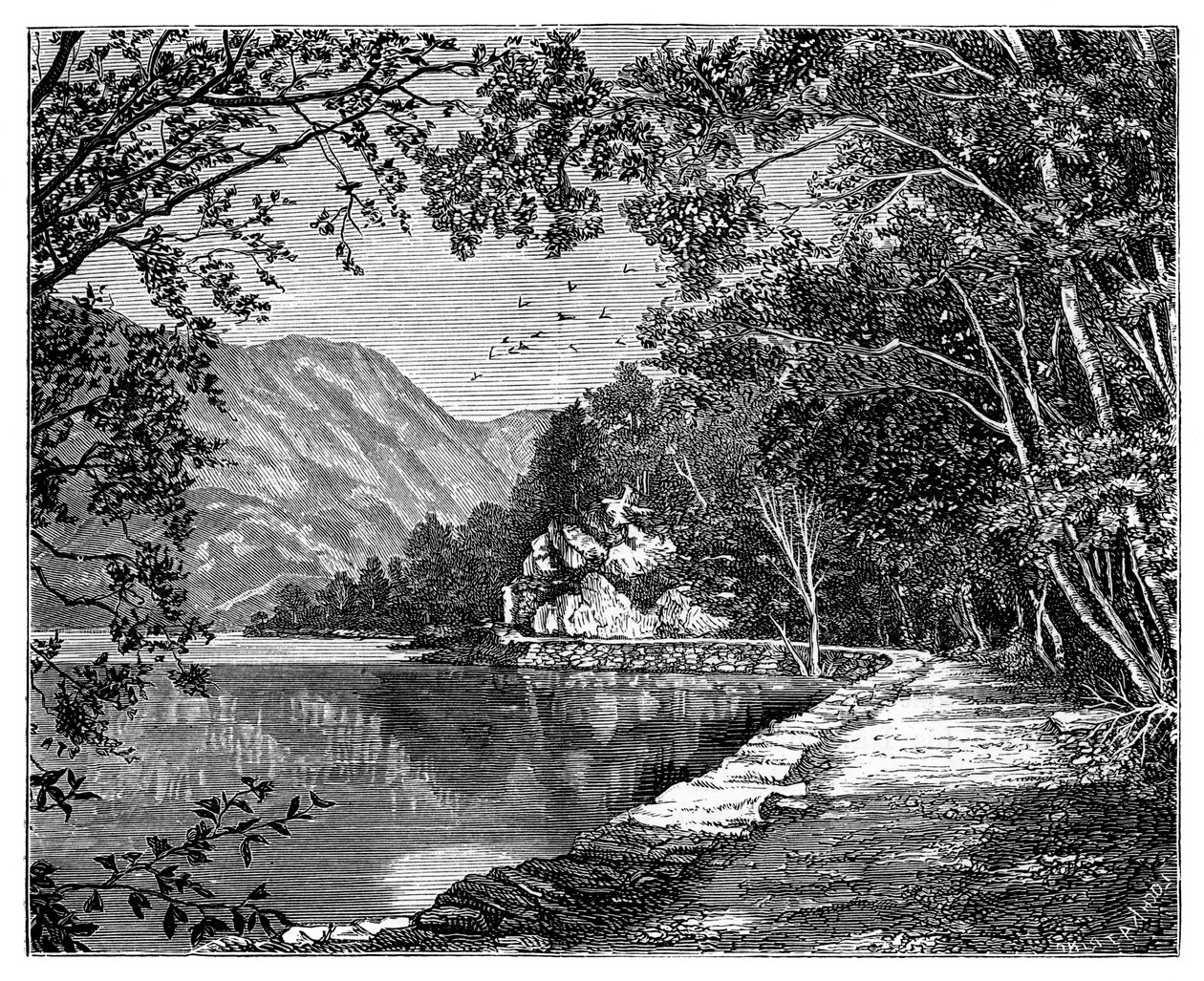 Loch Katrine, Szkocja autorstwa Unbekannt