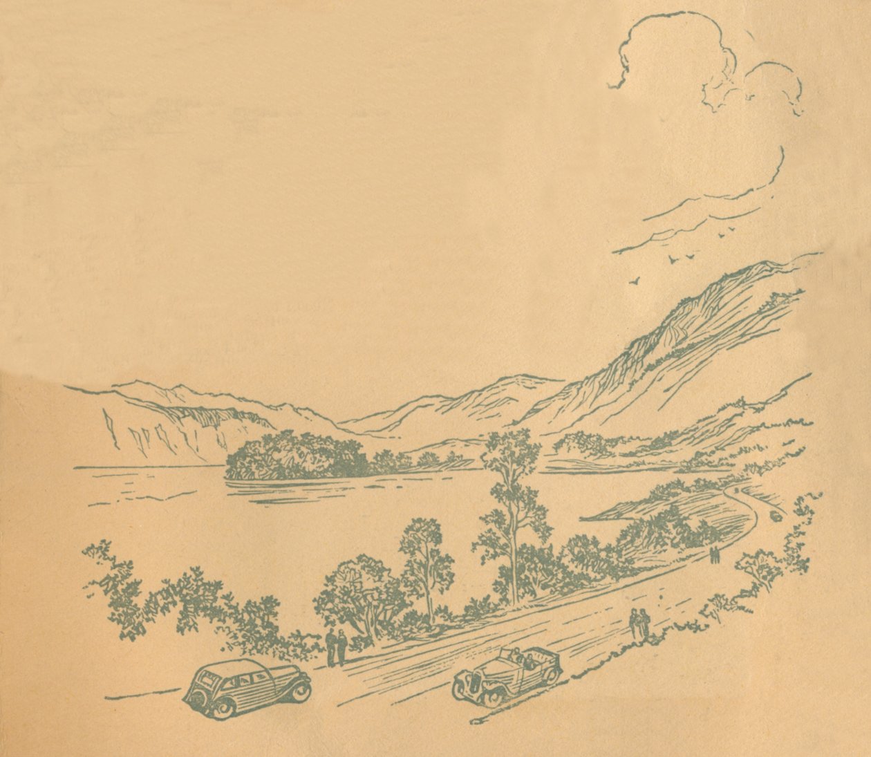 Loch Lomond, c1936 autorstwa Unbekannt