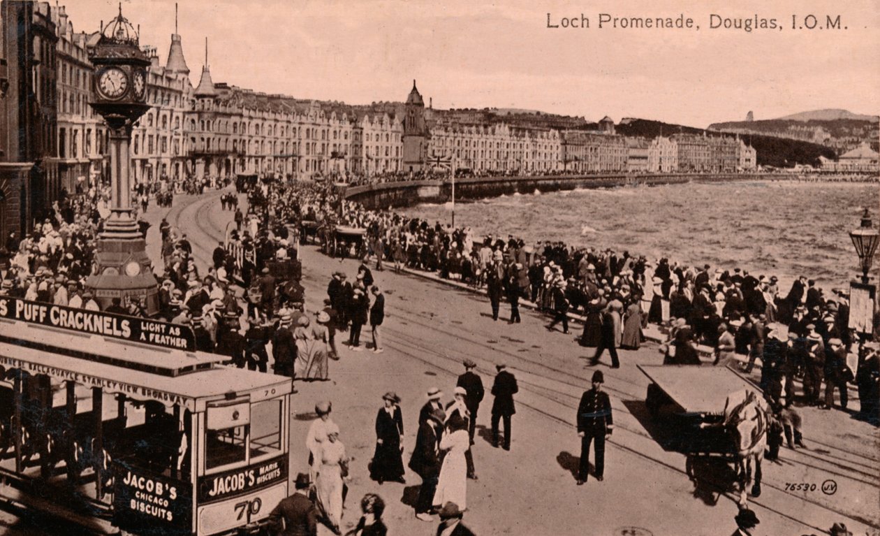 Promenada Loch, Douglas, Wyspa Man, c1920 autorstwa Unbekannt