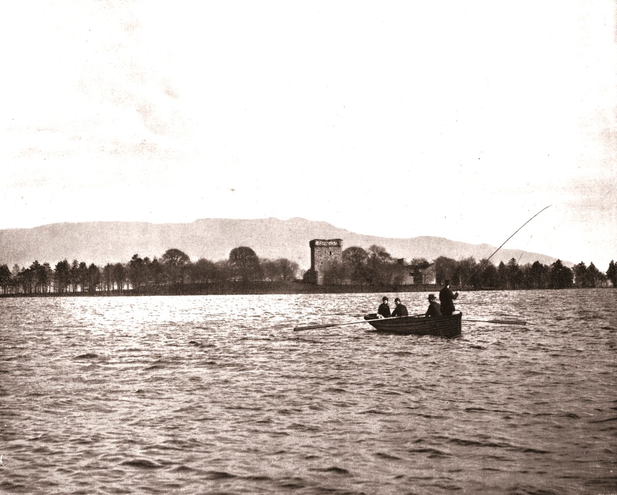 Zamek Lochleven, Kinross, Szkocja, 1894. autorstwa Unbekannt