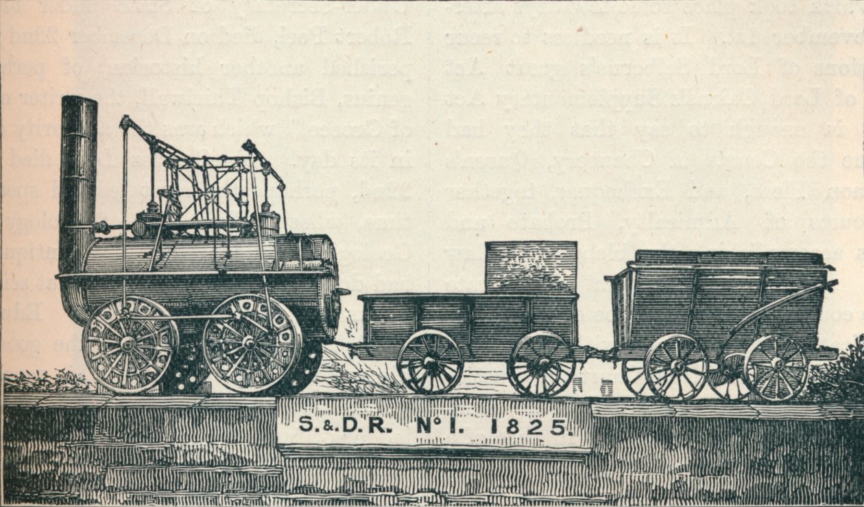 Locomotion nr 1, zbudowany dla Stockton & Darlington Railway, 1825 1906 autorstwa Unbekannt