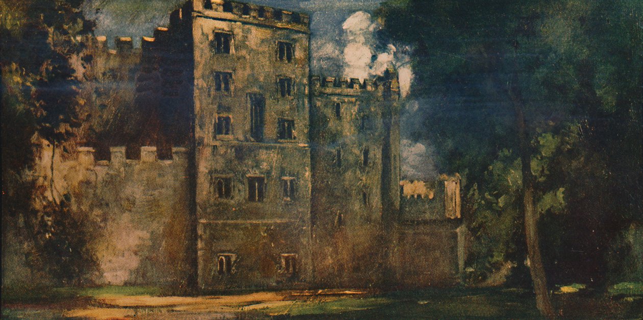 Lollards Tower, Pałac Lambeth, 1912 autorstwa Unbekannt