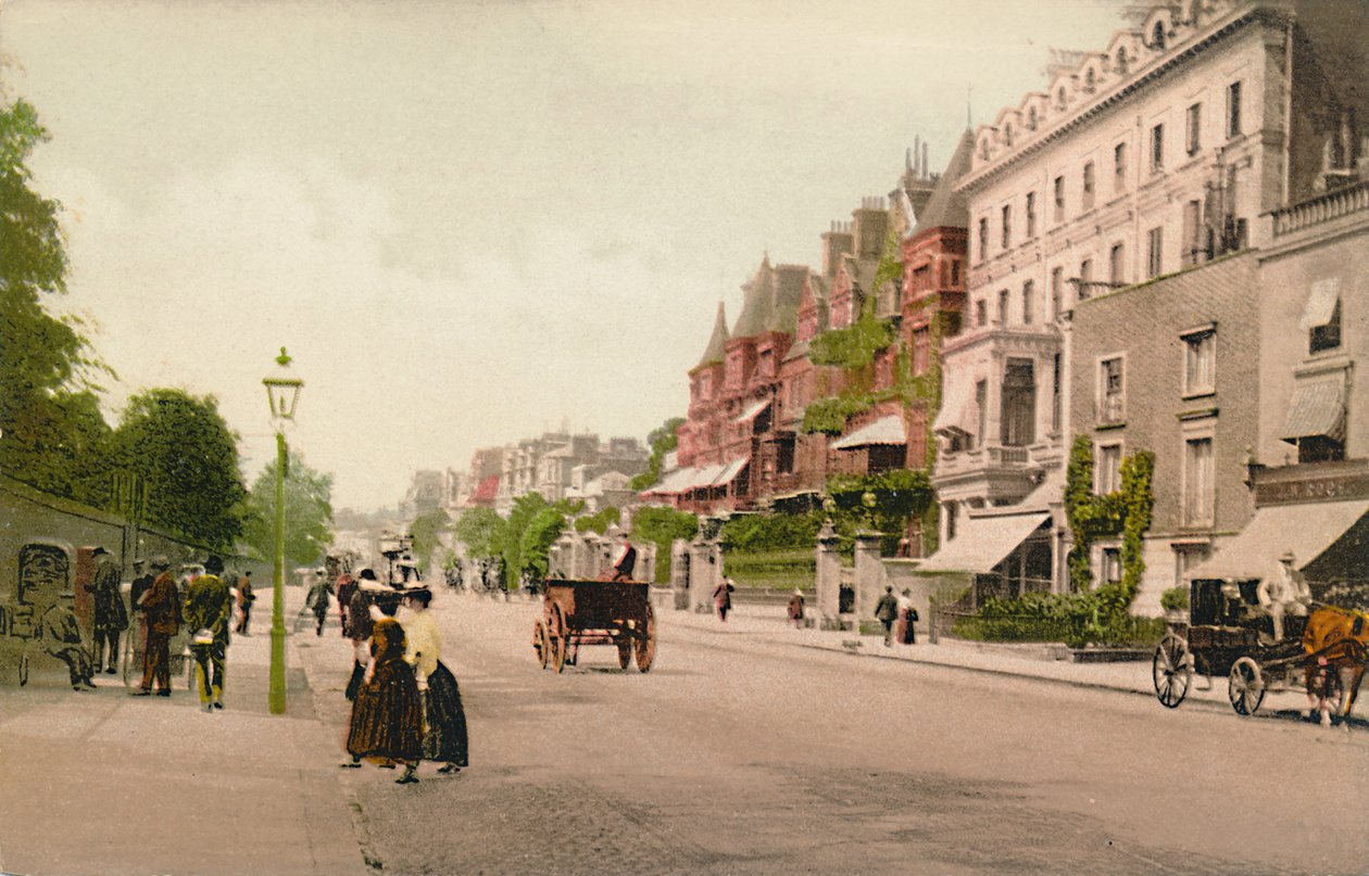 Londyn. Droga Bayswater, ok. 1900. autorstwa Unbekannt