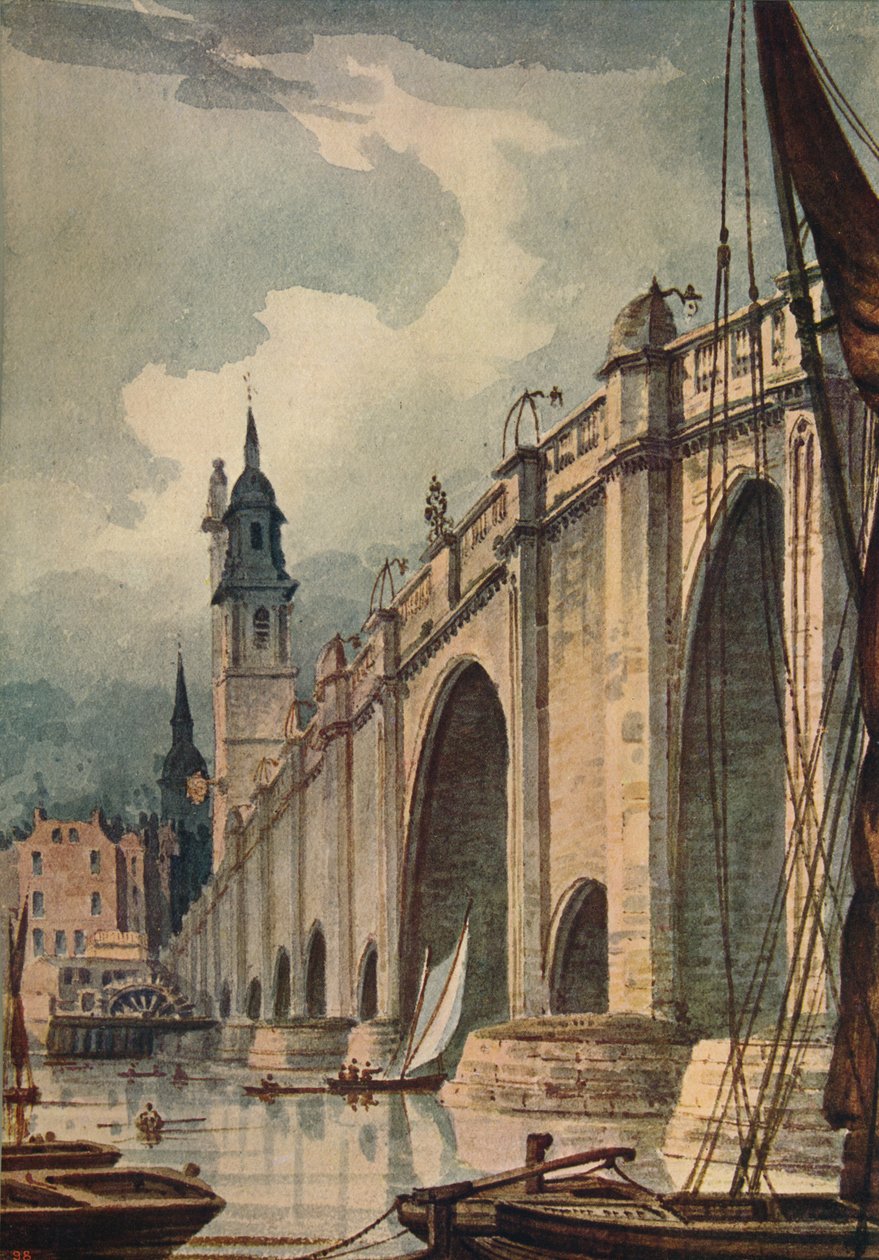 Most Londyński, 1893, c1915 autorstwa Unbekannt