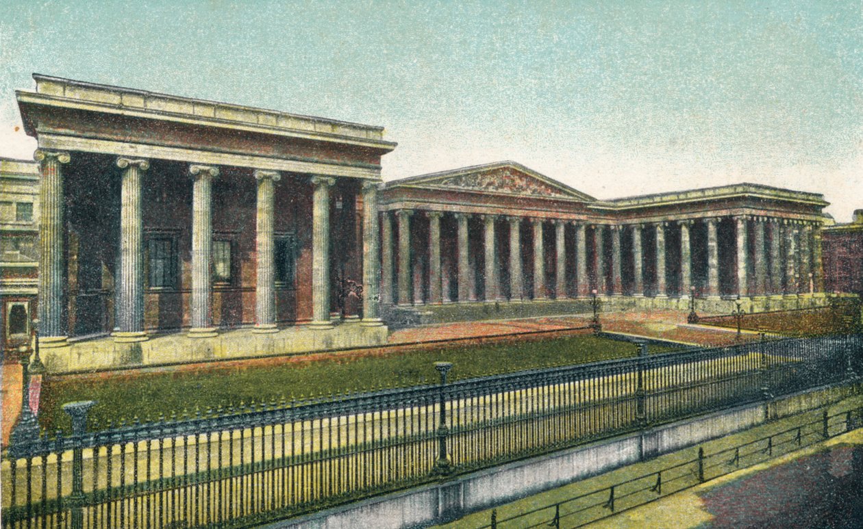 Londyn, Muzeum Brytyjskie, ok. 1900. autorstwa Unbekannt