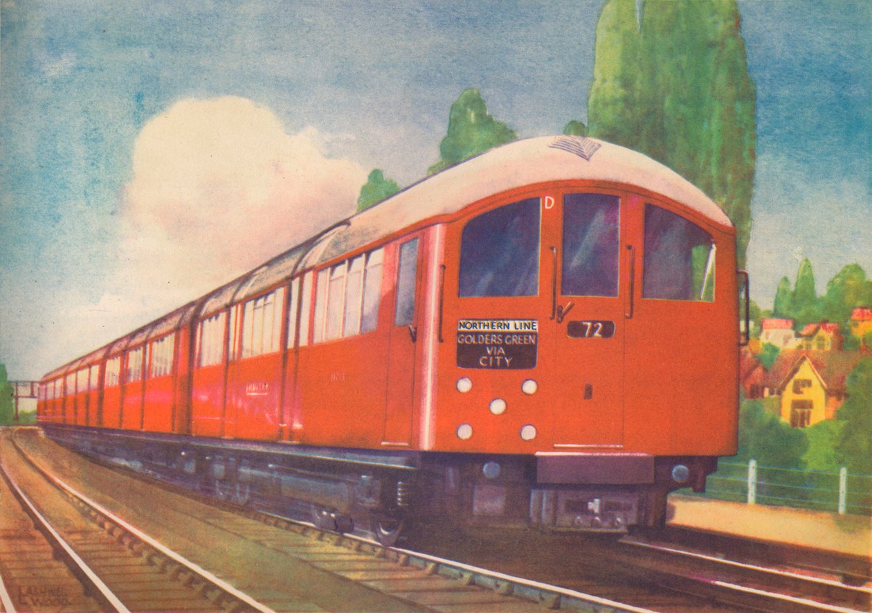 Londons New Streamlined Underground Train, Northern Line, 1940 autorstwa Unbekannt