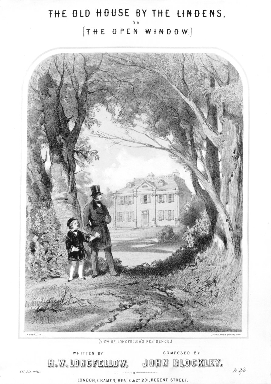 Dom Longfellowów, ok. 1880 autorstwa Unbekannt