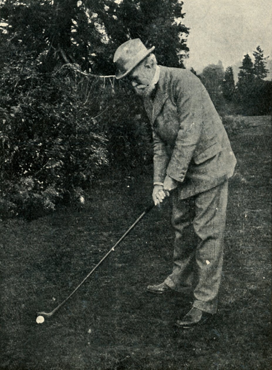 Lord Avebury ostatnio zabrał się do golfa, 1901. autorstwa Unbekannt