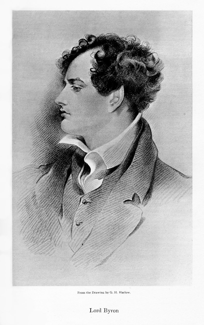 Lord Byron, poeta anglo-szkocki, XIX wiek autorstwa Unbekannt