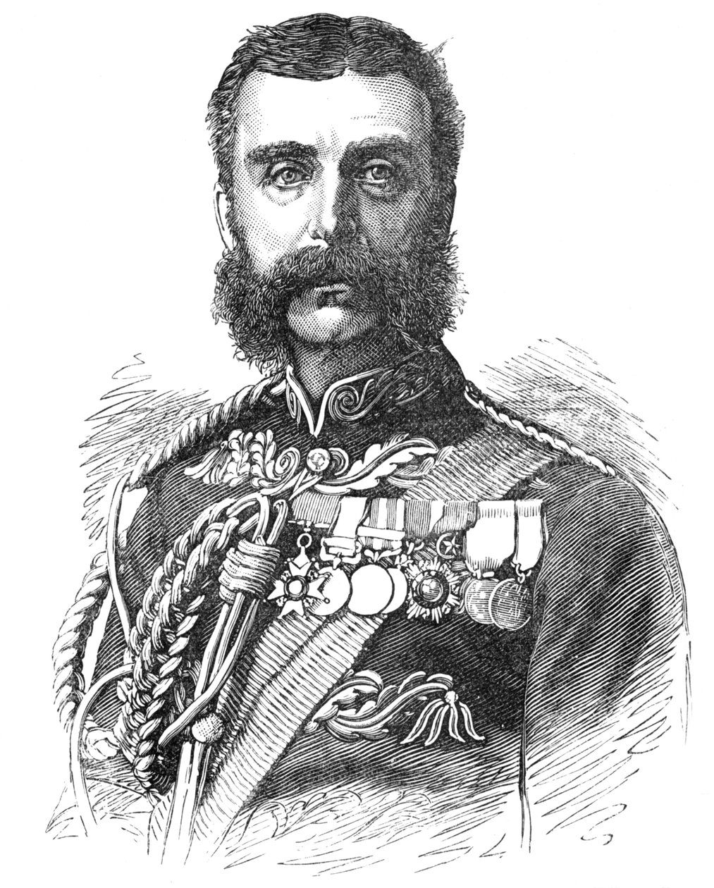 Lord Chelmsford, ok. 1880 r autorstwa Unbekannt