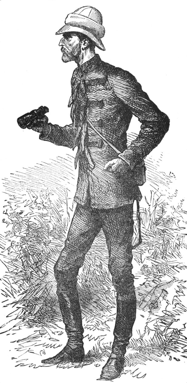 Lord Chelmsford, portret oficera wykonany na krótko przed bitwą pod Ulundi, ok. 1880 autorstwa Unbekannt
