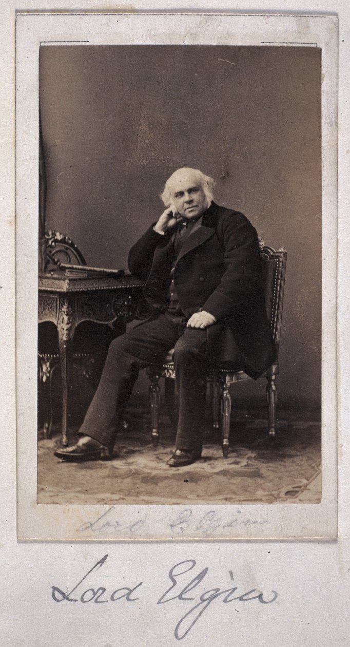 Lord Elgin, brytyjski dyplomata, ok. 1860 autorstwa Unbekannt