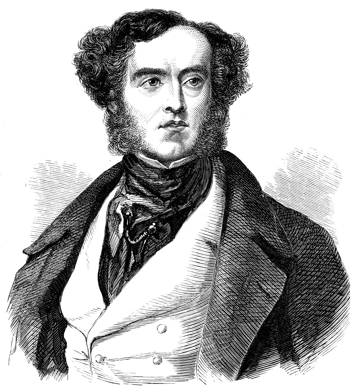 Lord George Bentinck, 1802-1848, XIX wiek autorstwa Unbekannt