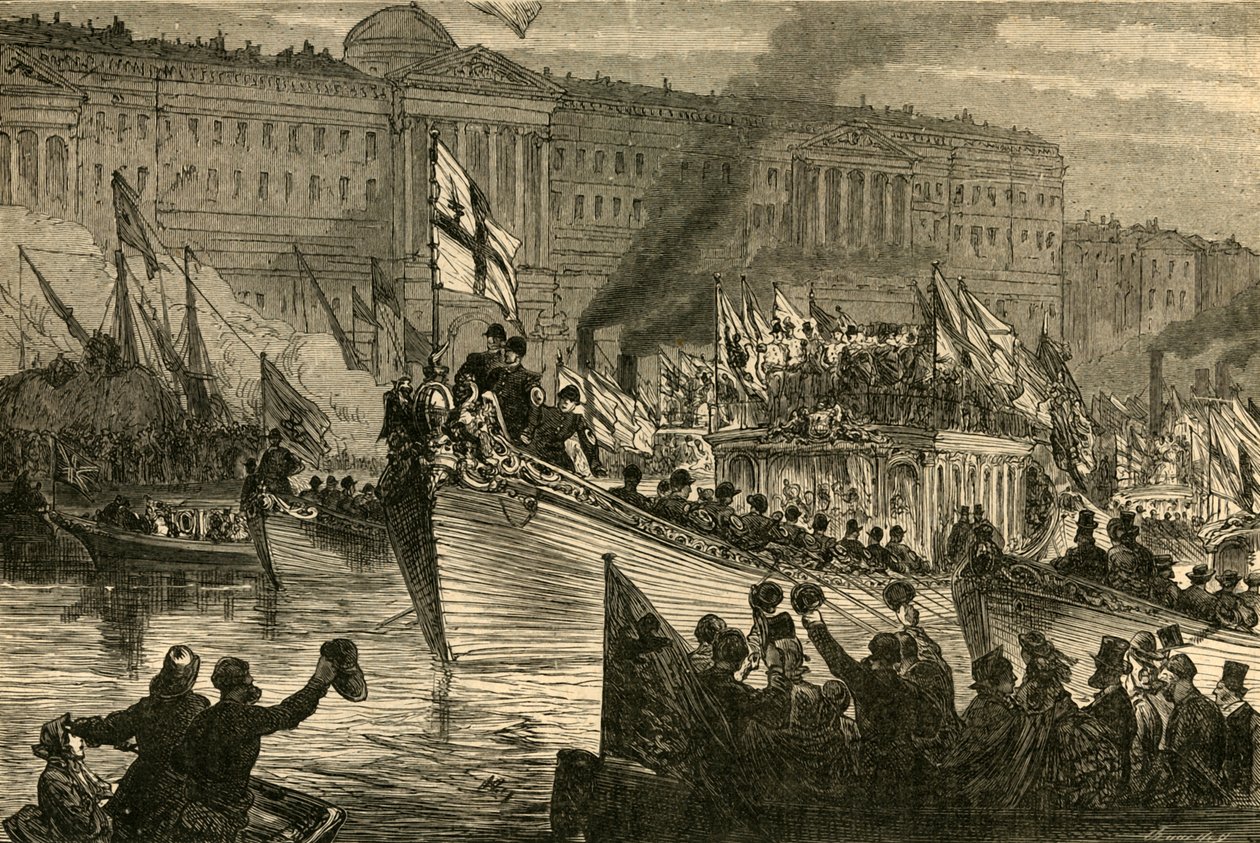 Procesja Wodna Lorda Burmistrza, 1897. autorstwa Unbekannt
