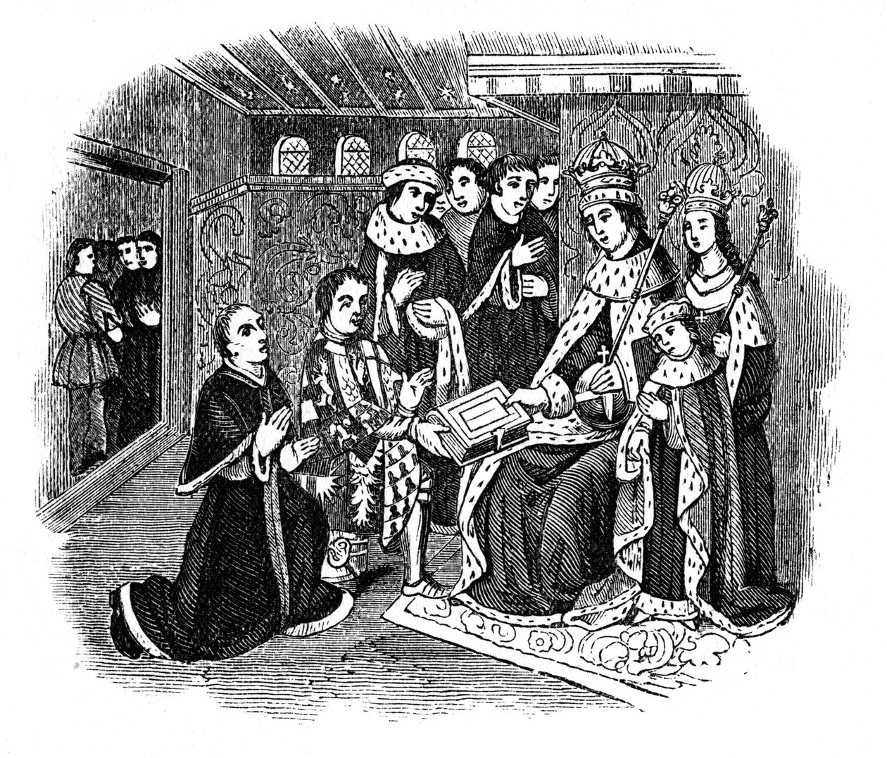 Lord Rivers i Caxton przed Edwardem IV, XV wiek, 1910 autorstwa Unbekannt