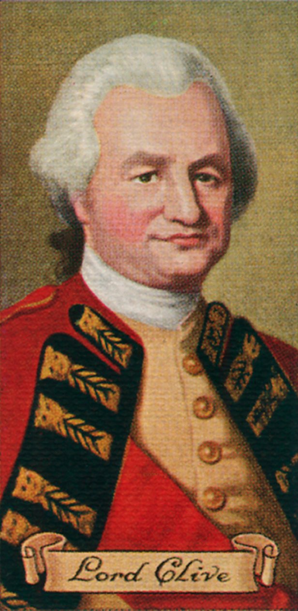 Lord Robert Clive, wzięty z serii kart z papierosami, 1935 autorstwa Unbekannt