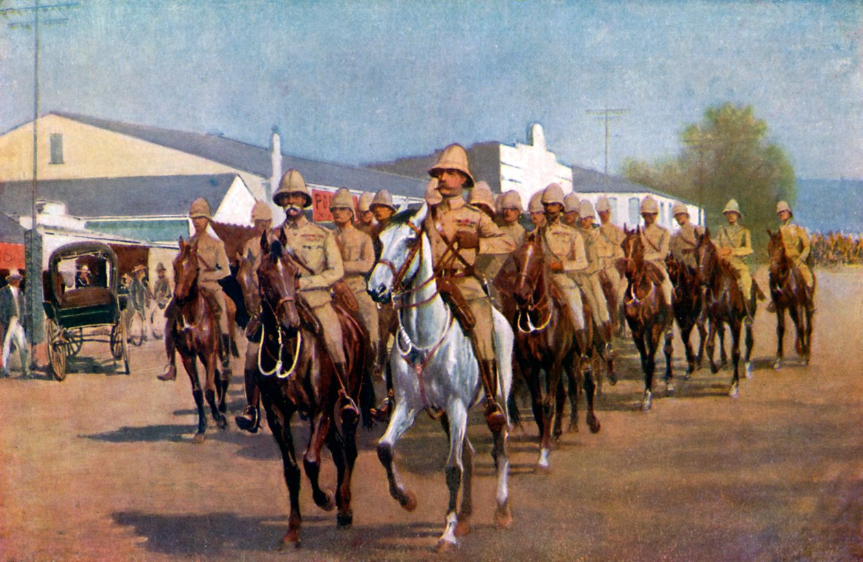 Lord Roberts wkraczający do Pretorii, 1925 autorstwa Unbekannt