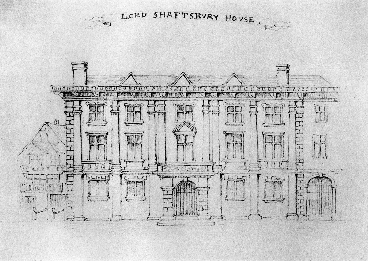 Lord Shaftbury House, Aldersgate Street, 1908 autorstwa Unbekannt