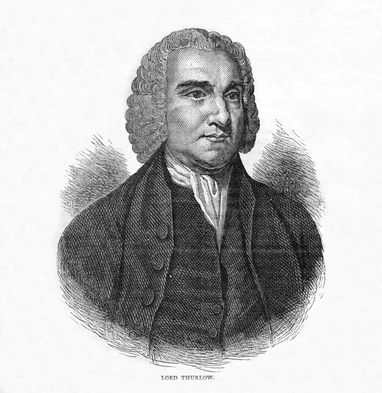 Lord Thurlow, brytyjski prawnik i polityk torysowski, ok. 1800 r. 1878 r autorstwa Unbekannt