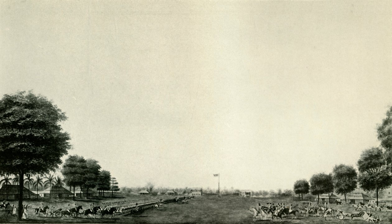 Lord Wellesley Przegląd ochroniarzy w Ballygunge, c1770, c19250. autorstwa Unbekannt