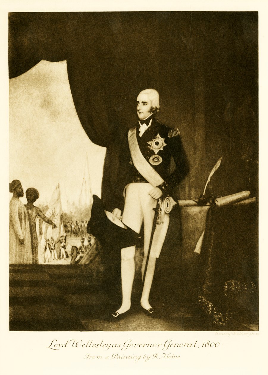 Lord Wellesley jako gubernator generalny, 1800, 1925. autorstwa Unbekannt