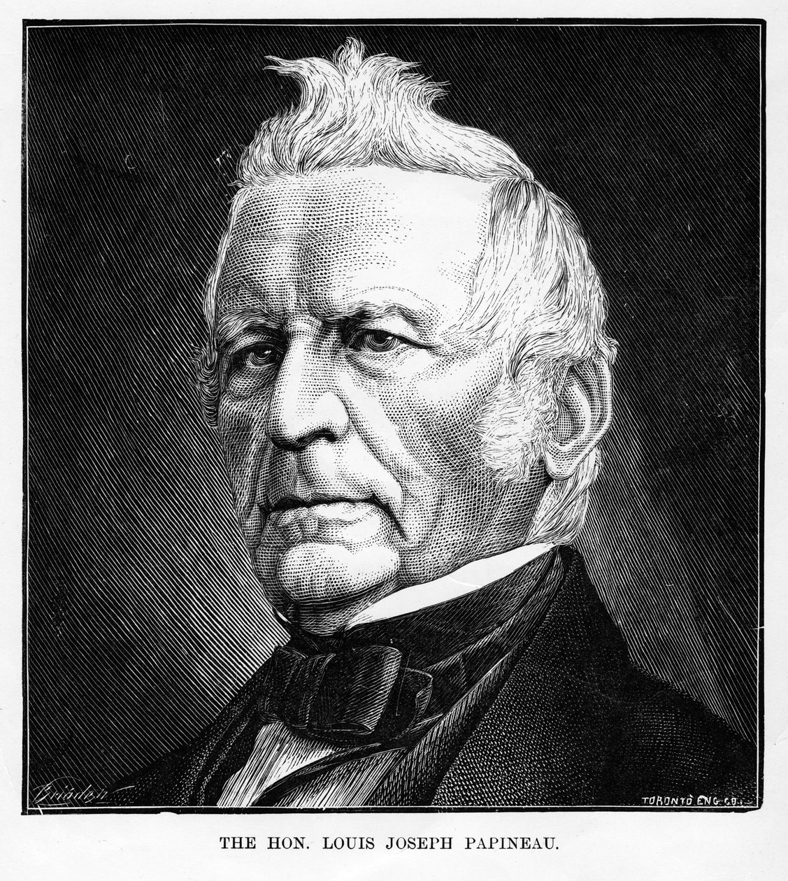 Louis-Joseph Papineau, 1786-1871, kanadyjski polityk i prawnik, XIX w. autorstwa Unbekannt