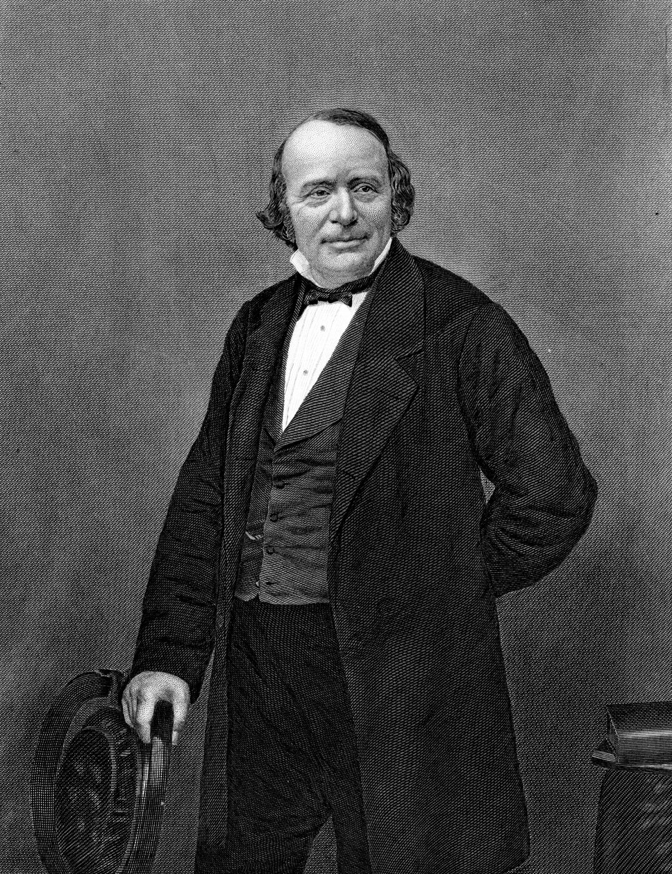 Louis Agassiz 1807-1873, urodzony w Szwajcarii amerykański przyrodnik i glacjolog, ok. 1860 r. autorstwa Unbekannt