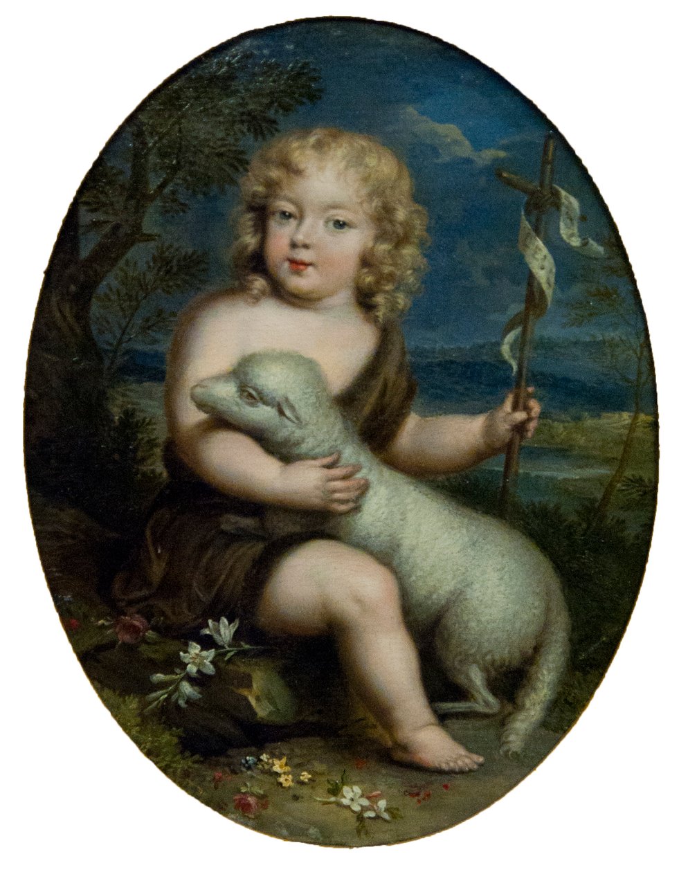 Louis Alexandre de Bourbon, hrabia Tuluzy 1678-1737 jako Jan Chrzciciel 1680. autorstwa Unbekannt