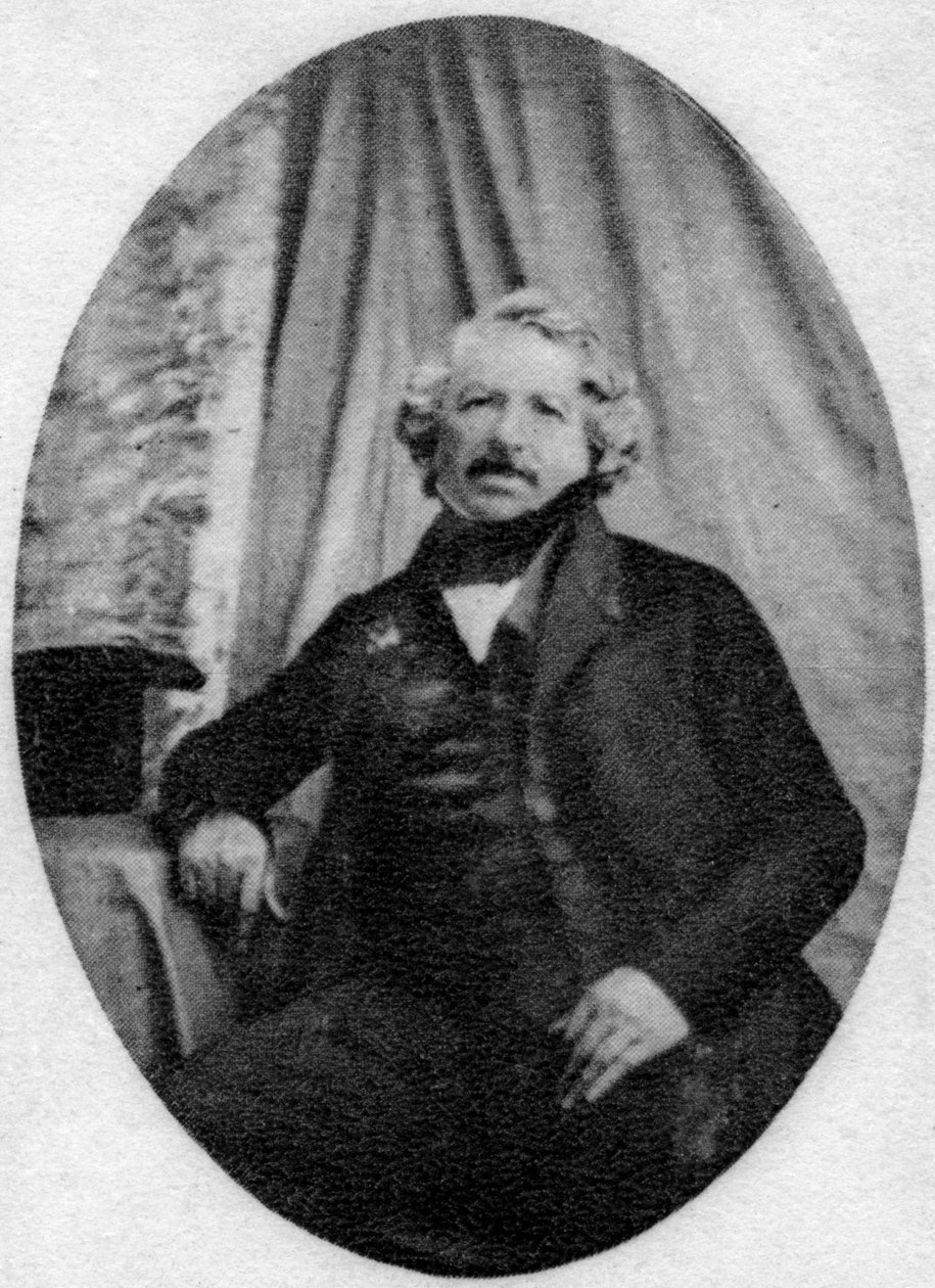Louis Daguerre, francuski pionier fotografii, c1845-1851 autorstwa Unbekannt