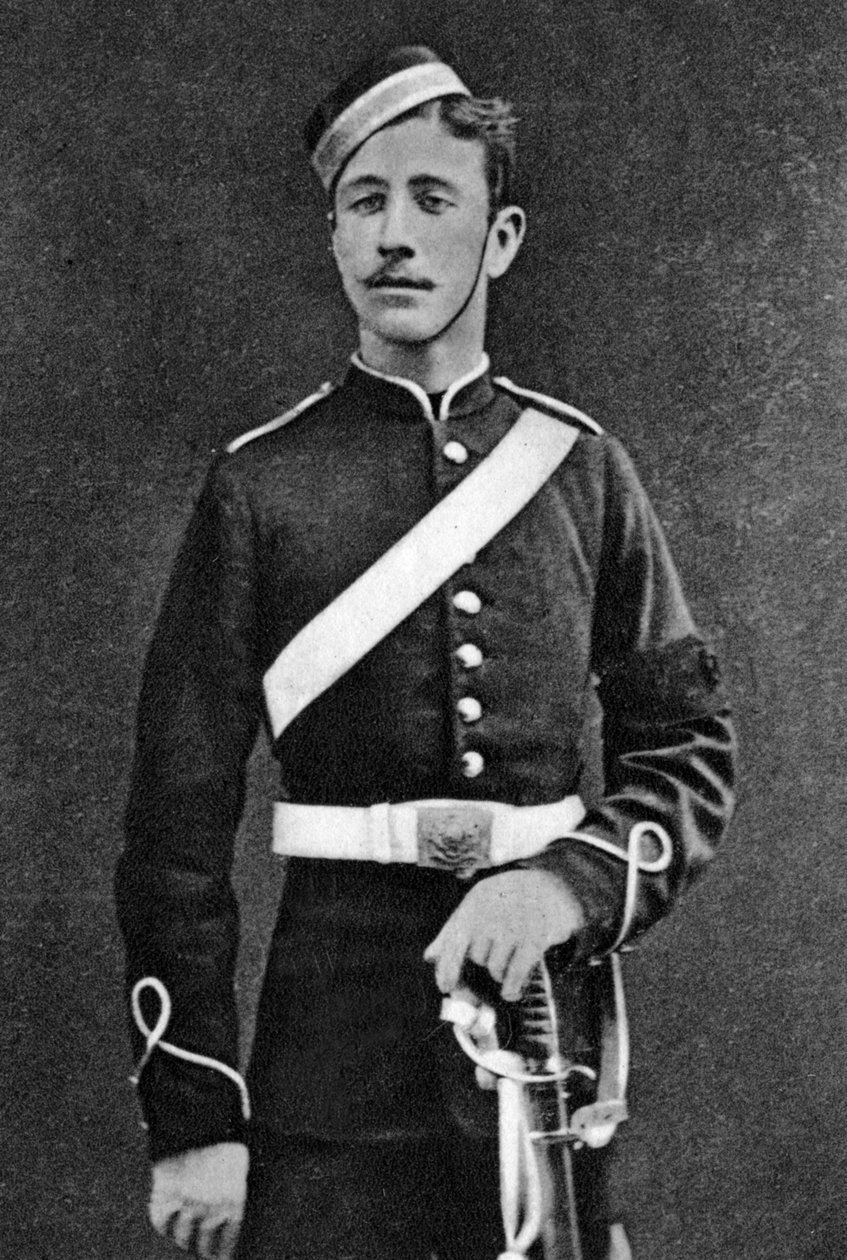 Louis Napoleon, francuski książę Imperial, w brytyjskim mundurze, 1871-1879 autorstwa Unbekannt