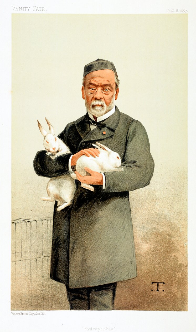 Louis Pasteur, francuski chemik i twórca nowoczesnej bakteriologii, 1887 autorstwa Unbekannt