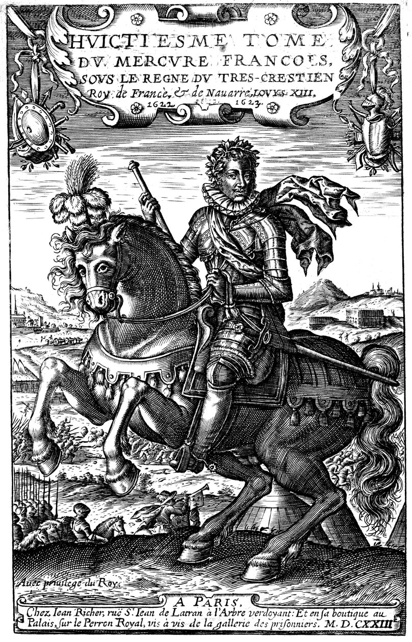 Ludwik XIII Francji, 1623 autorstwa Unbekannt
