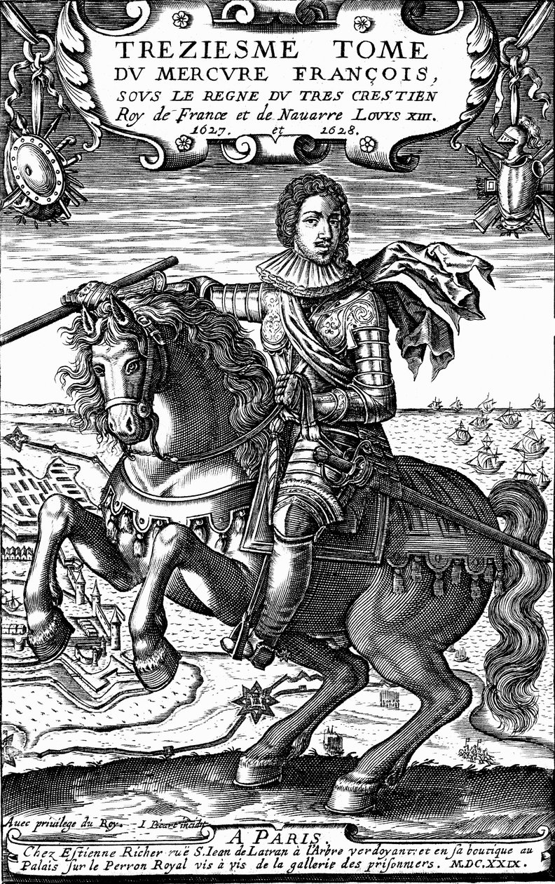 Ludwik XIII Francji, 1629 autorstwa Unbekannt