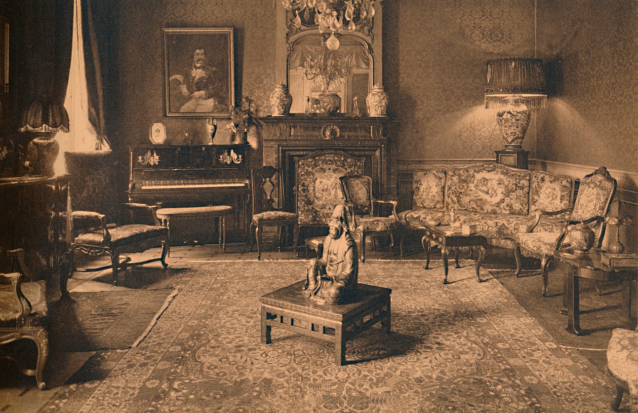 Sala Ludwika XIV w Ambasadzie Kubańskiej w Brukseli, Belgia, 1927. autorstwa Unbekannt