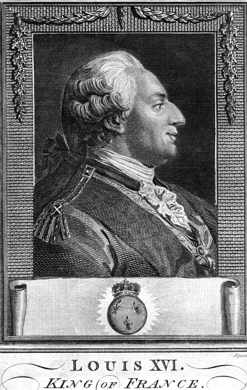 Ludwik XVI, król Francji autorstwa Unbekannt